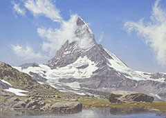 Matterhorn III, from the Riffelsee, Summer