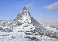 Matterhorn from the Riffelberg, Winter